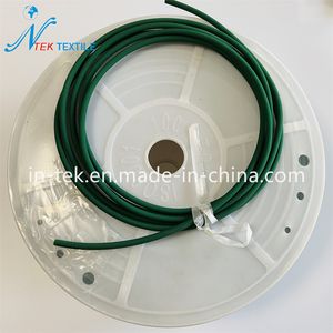 Spinning Chenille Yarn Making Machine PU Round Belt 6mm Green Color