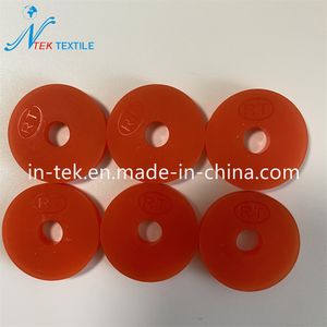 Spinning Chenille Machine Parts Different Color Red PU Roller